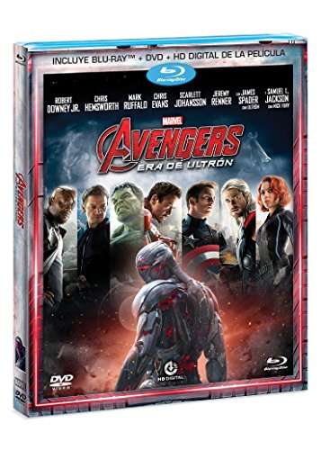 Amazon MX: Avengers: Era de Ultrón [Blu-Ray + DVD]