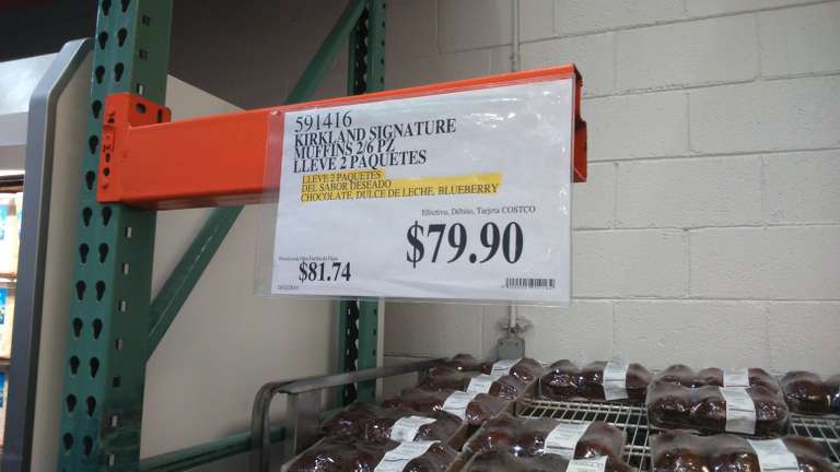 Costco: Muffins 2 paquetes por el precio de uno
