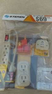 Home Depot: Paquete Steren contactos eléctricos $69