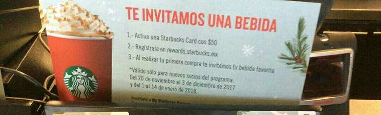 Starbucks Bebida Gratis Al Hacerte Socio Del Programa Starbucks Rewards Bebida Gratis En Tu 