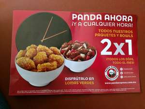 Panda Express LV: 2x1 en Bowls