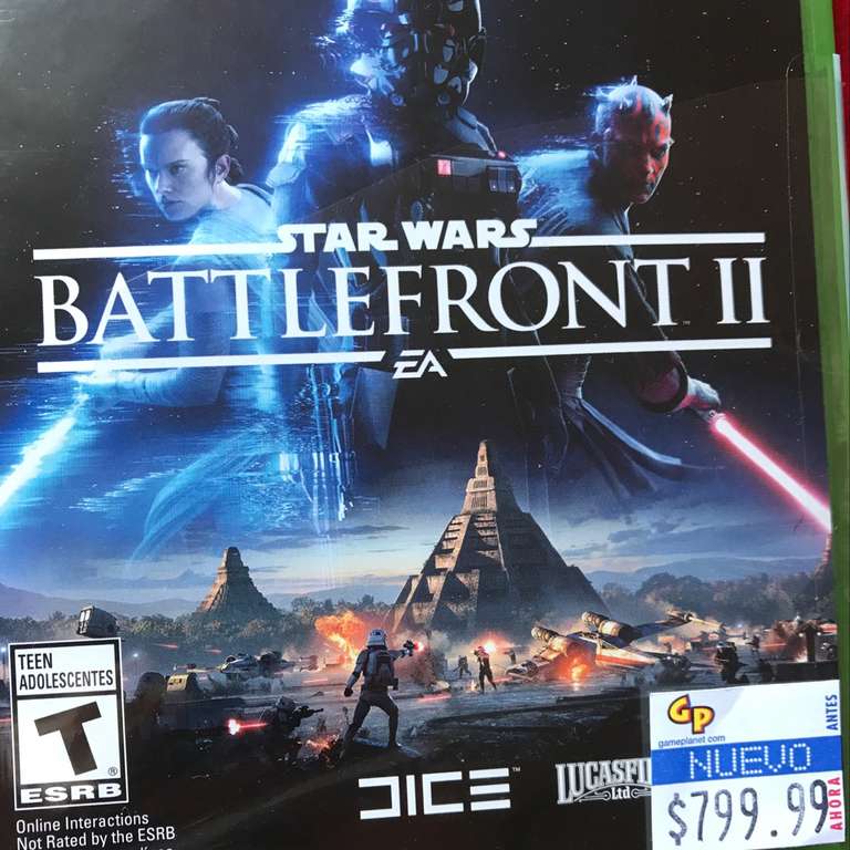 Game Planet: Star Wars Battlefront II PS4 y Xbox One