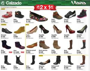 Viana: 2x1 en zapatos seleccionados y más