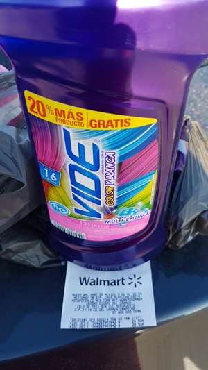 Walmart: Detergente Vide $20.90