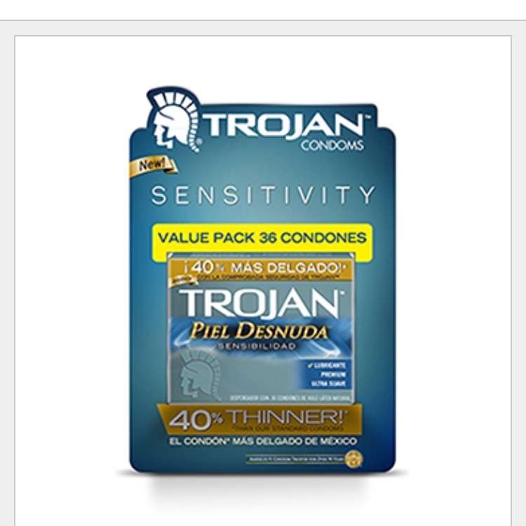 Costco: paquete con 36 condones Trojan Piel Desnuda