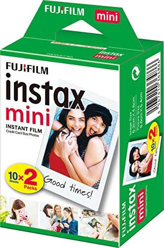 Amazon: Fujifilm Instax Mini Paquete doble de película para cámara instantánea (Aplica Prime)