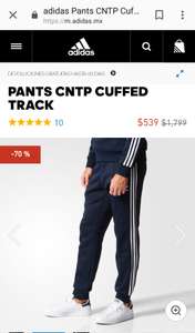 Adidas: -70% PANTS CNTP CUFFED TRACK