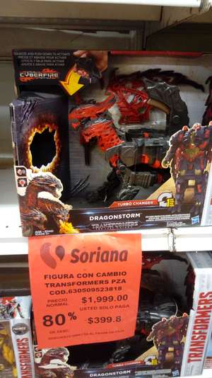 Soriana: Figura Transformers Dragonstorm