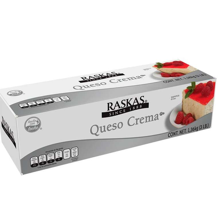 Costco Mixcoac: Raskas Queso crema  de 1.36 Kg.