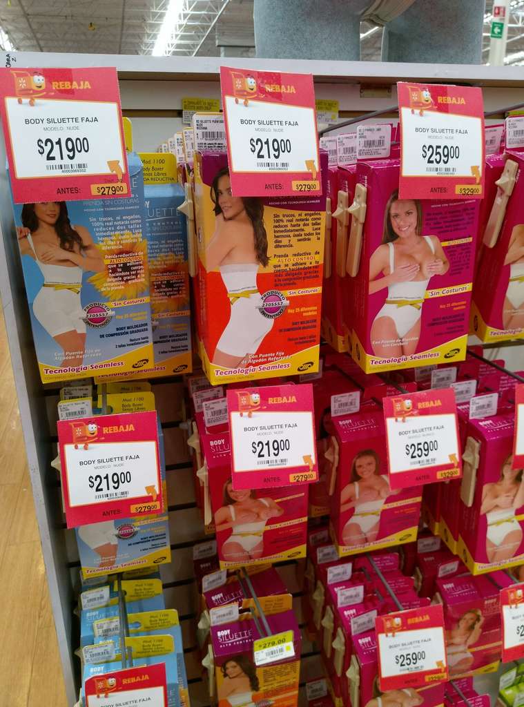 Walmart: Faja body siluette 