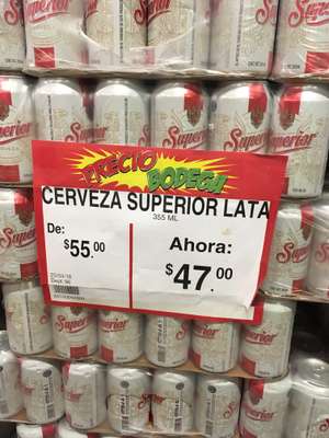 Bodega Aurrerá: Cerveza Superior, six pack lata