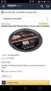 Amazon: Charola para pizza