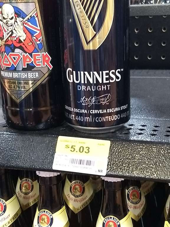 Walmart: Cerveza Guinness latón 440ml a $5.03