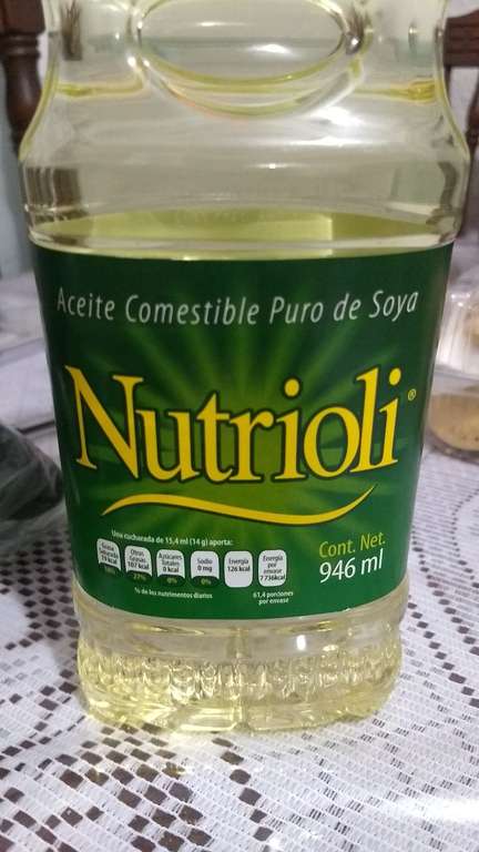 Soriana: aceite nutrioli 946ml