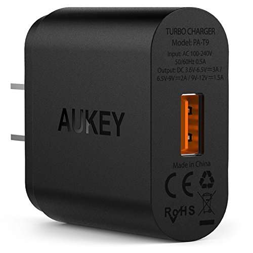 Amazon: Aukey cargador Quick Charge 3.0 en $200 y cargador doble 2.0 y 3.0 en $289 (Prime)