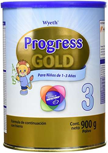 Amazon: Progress Gold Etapa 3 Para 1-3 Años, 900 gramos Precio solo con Prime