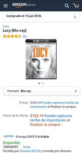 Amazon: Lucy en Blu-Ray 4K