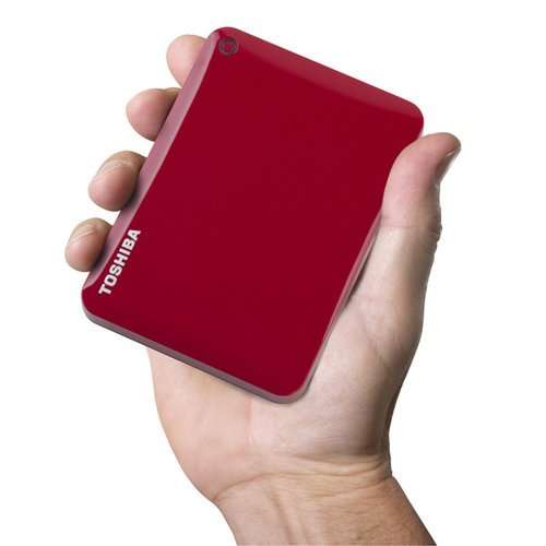 Amazon: Toshiba Canvio Connect II de 1TB Rojo