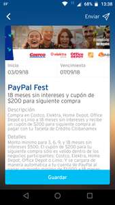 Paypal Fest: Cashback de $200 pesos pagando con TDC Citibanamex en Linio, Home Depot, Costco, Office Max y Elektra