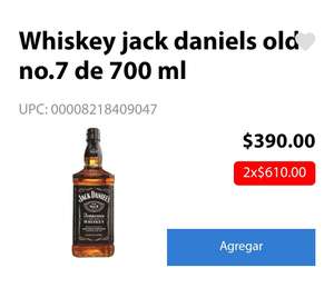 Walmart: 2 Jack Daniel's 750ml