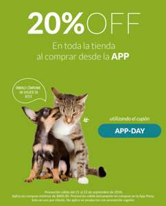 Petsy: 20% de descuento en toda la tienda desde la app