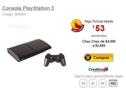 Elektra: PlayStation 3 250GB $2,699