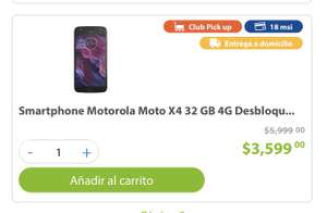 Sam's Club: Motorola Moto X4 32gb Desbloqueado
