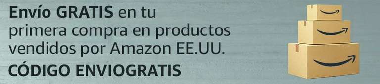Amazon: Envío GRATIS en primera compra (si son productos vendidos por Amazon EE.UU.)