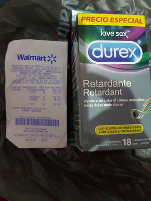 Walmart Cd. Del Carmen: 18 condones Durex