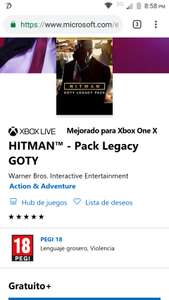 Microsoft: Hitman Legacy Pack Edición GOTY Xbox One Gratis