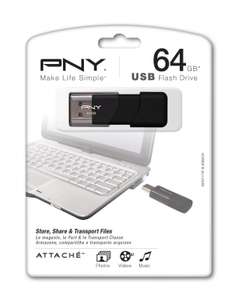 Amazon: USB PNY 64GB 2.0