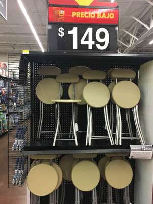 Walmart: Silla plegadiza de madera