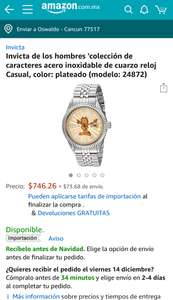 Amazon: Reloj Invicta Garfield