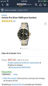 Amazon: Reloj Invicta Pro Diver