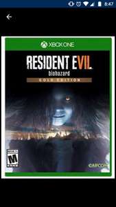 Amazon: Resident evil 7 Gold Edition Xbox One