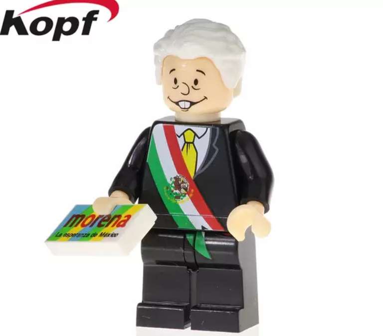 Aliexpress: Figura tipo Lego de AMLO