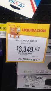Walmart: Barra de Sonido JBL SB150
