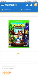 Walmart : Crash Bandicoot para Xbox One a $599