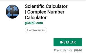 Google Play: Calculadora Científica Complex Number (Gratuita)