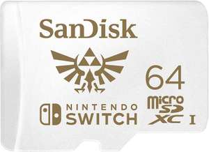 Amazon: Memoria micro SD SanDisk 64GB Nintendo Switch, edición de Zelda
