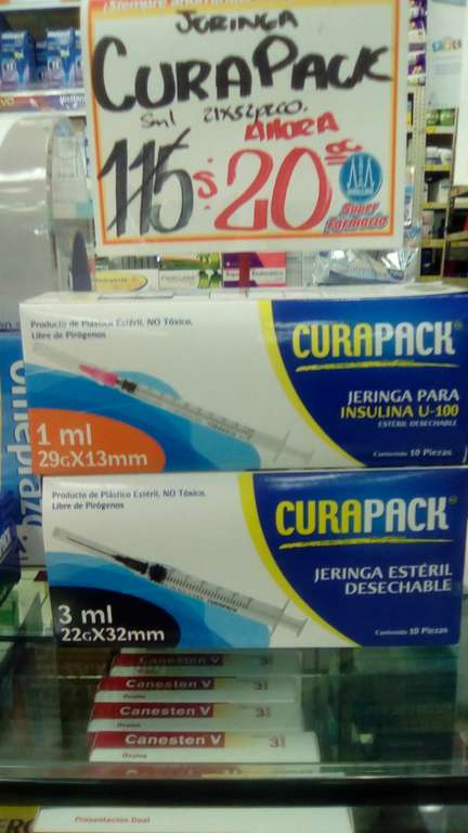Farmacias Guadalajara: Paquete de 10 Jeringas