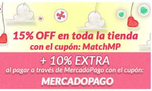 Petsy: 15% en toda la tienda con cupón MatchMP + 10% con MercadoPago.