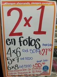 Farmacias Guadalajara: 2x1 en Impresión de Fotos