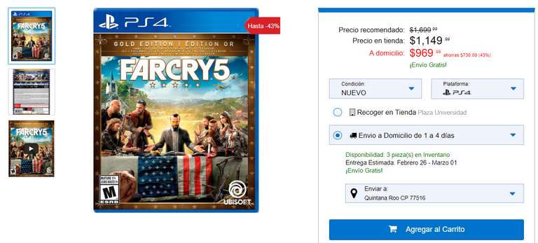 Game Planet: Far Cry 5 Gold Edition PS4