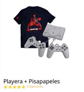 DOTO: Playera + Pisapapeles (playstation Classic) nuevamente disponible