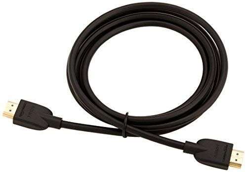 Amazon: Amazon Basics Cable HDMI de Alta Velocidad 2.0, Paquete Individual, Negro