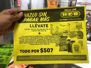 HEB: Paquete Fiesta