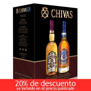 Costco: Paquete Chivas Regal whisky 12 años y 18 años 750ml. a $1,599 ($1,299 con Banamex)