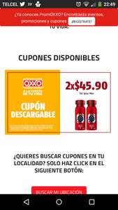 Oxxo: cupon 2 old spice mini