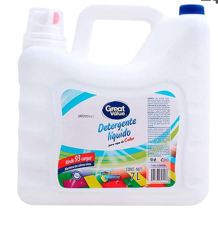 Bodega Aurrerá: Detergente liquido Great Value 7lt